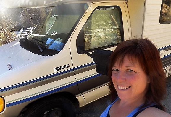 me with rig in tahoe - Carolyn's RV Life